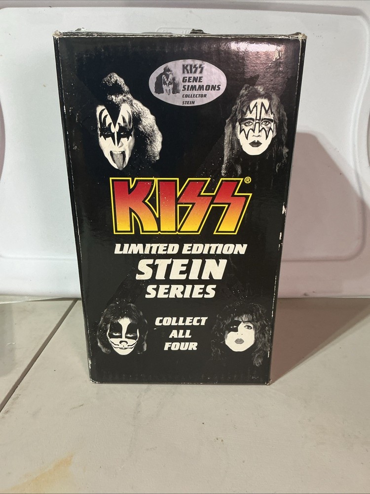 **RESERVED** KISS 10" GENE SIMMONS STEIN GOBLET LIMITED EDITION W/COA 1998 SNAKE