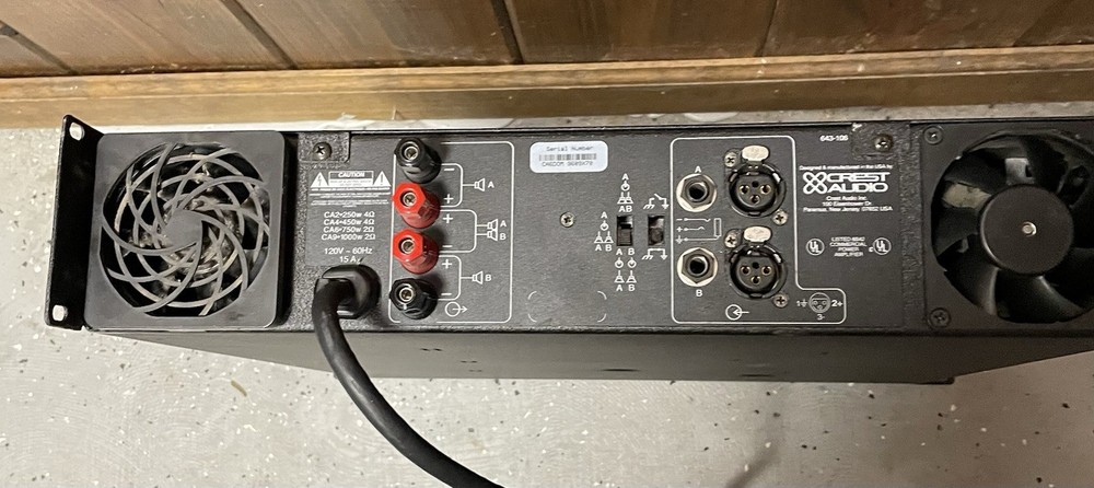 Crest Audio CA6 2-Channel Power Amplifier