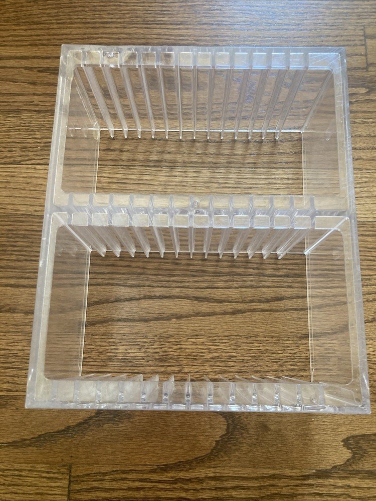 Stackable CD/DVD Multimedia Holder, Media Storage Rack, Clear Plastic 30 CD, US