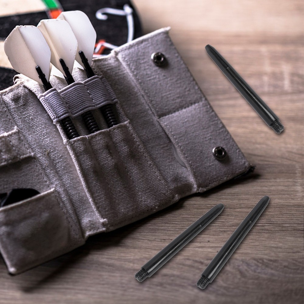 100Pcs Plastic Dart Shafts for Enhanced Flight Path with 2BA Screw Thread