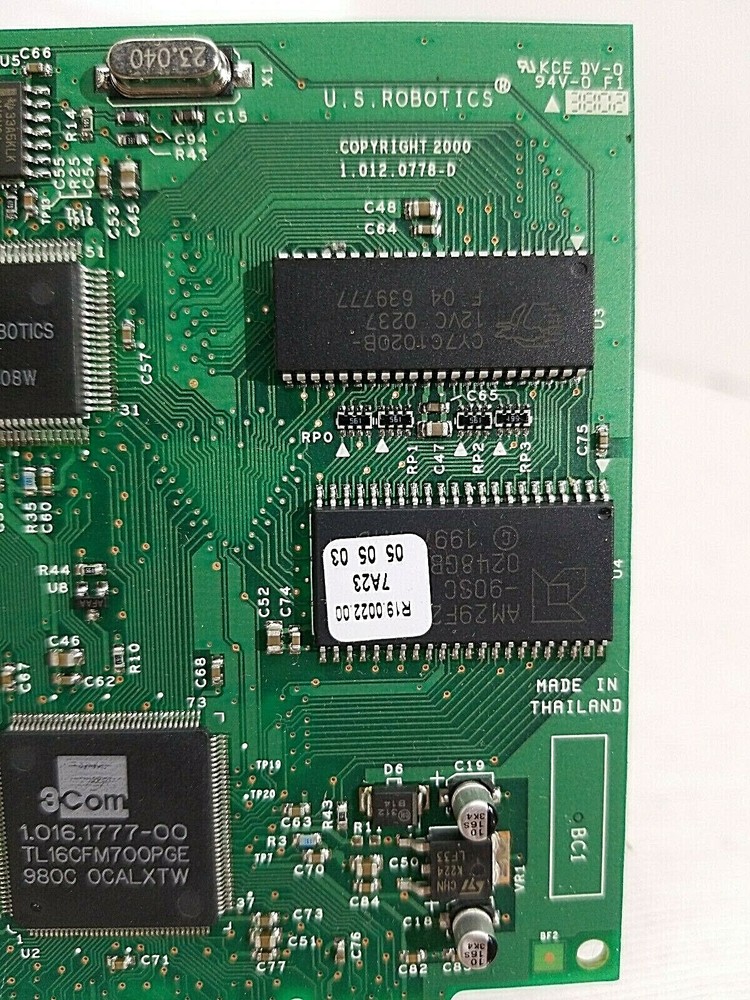 US ROBOTICS USR5610B PERFORMANCE PRO MODEM TL16CFM700PGE