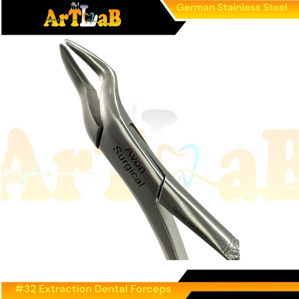 Universal Extracting Forceps Upper Teeth and Molars - German Stainless (1pc) #32