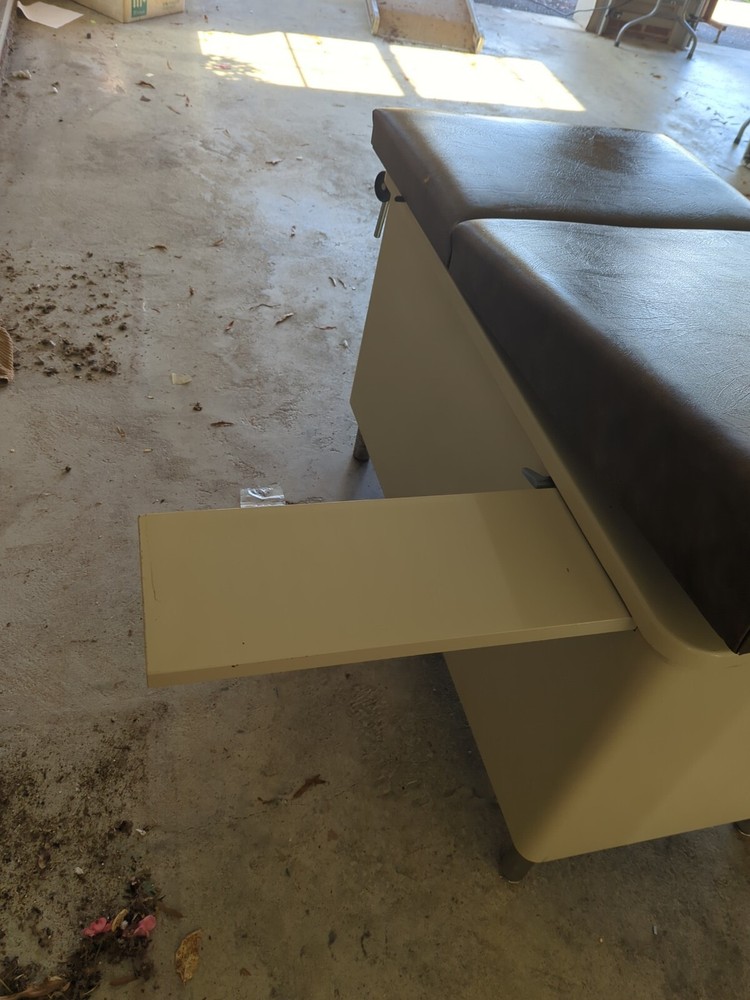 Retro Hamilton Exam Table brown / tan used EUC