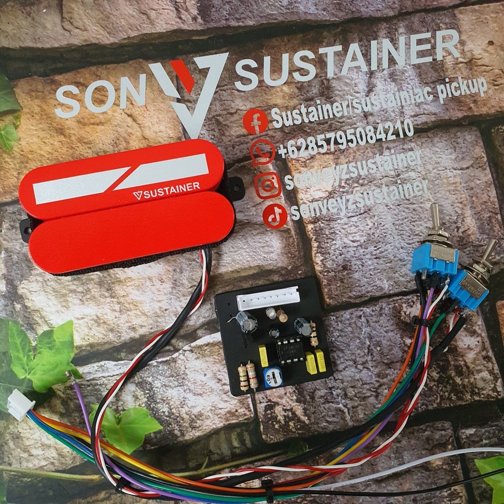 Sustainiac Humbucker (Red)