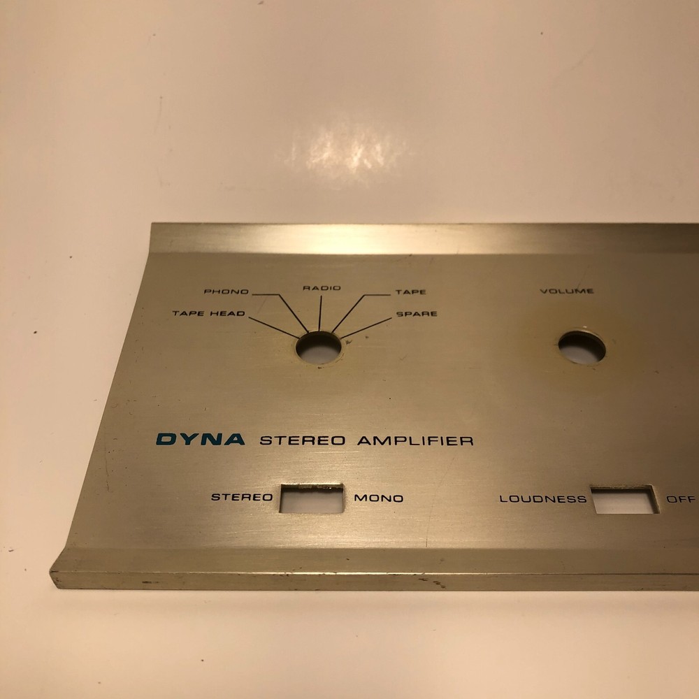 DYNACO TUBE PREAMPLIFIER FACEPLATE #6