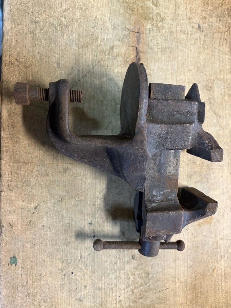 Antique Small Table Mount Mini Vise
