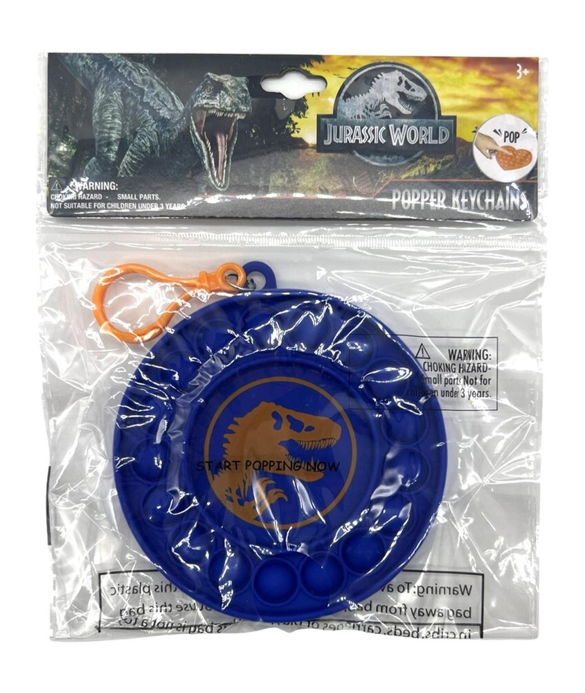 Jurassic World Fidget Pop Keychain 2-Pack