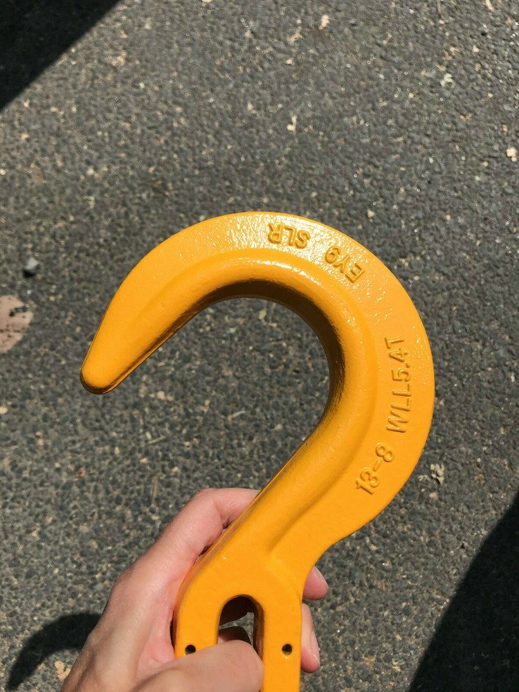 1/2" Foundry Hook Grade 80 Clevis Chain Rigging Crane Lifting Towing
