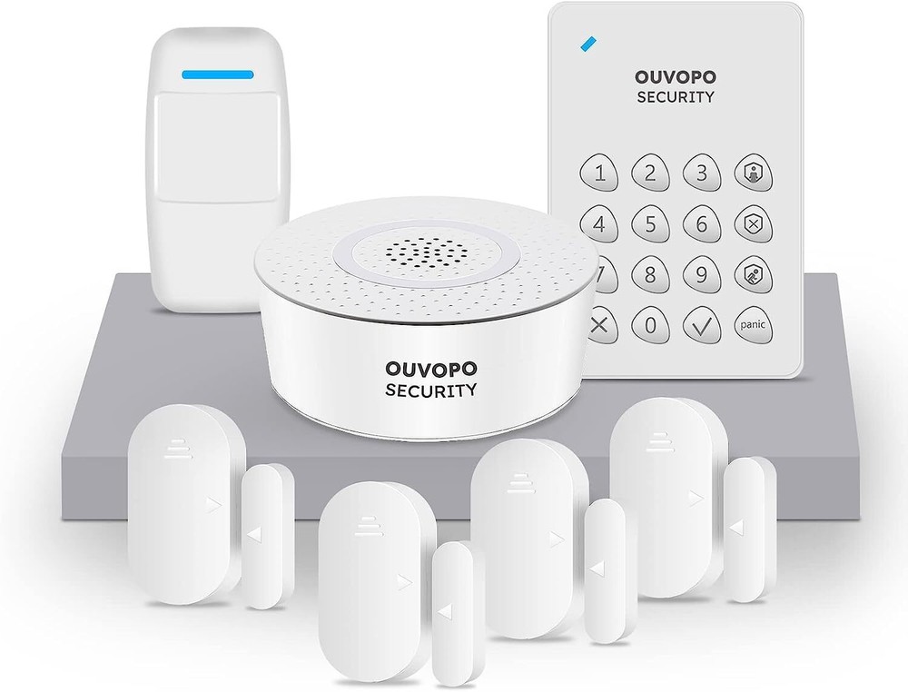 Alarm 7-Piece Home Security Kit – Wireless System With Motion Sensor & Keypad US