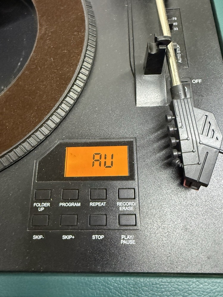 Pyle Bluetooth Vintage Classic Style Turntable Speaker System Record Player