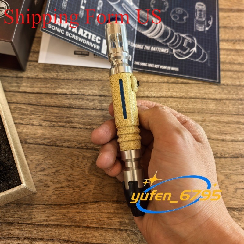 Doctor Who Master 9th Sonic Screwdriver Scalable LED Replica Cosplay Prop Gifts