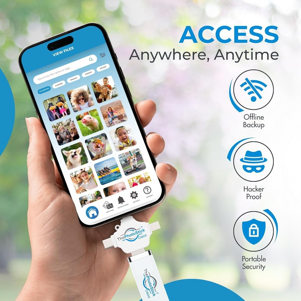 Omni 64GB USB Flash Drive, Multiport Backup