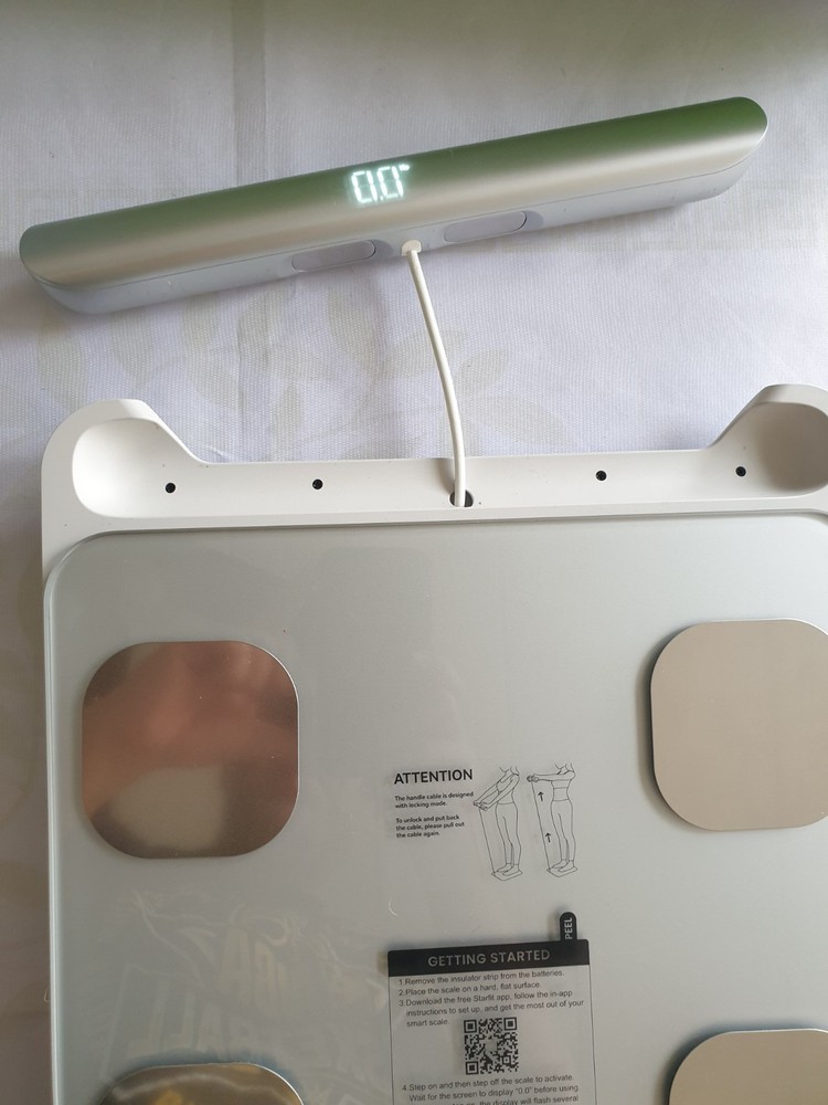 RunStar Smart Scale for 28 Body Composition Analysis Digital Display 8-Electrode