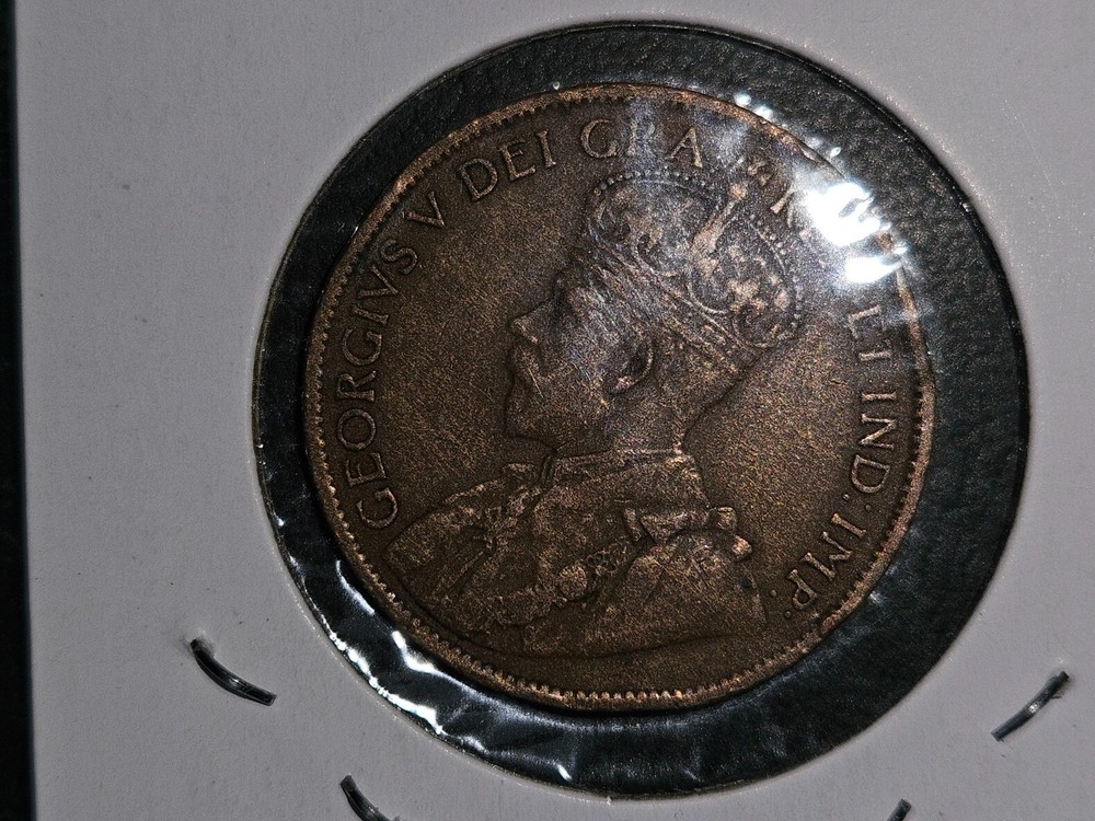 1912 Canada One Cent Queen Victoria Large Cent