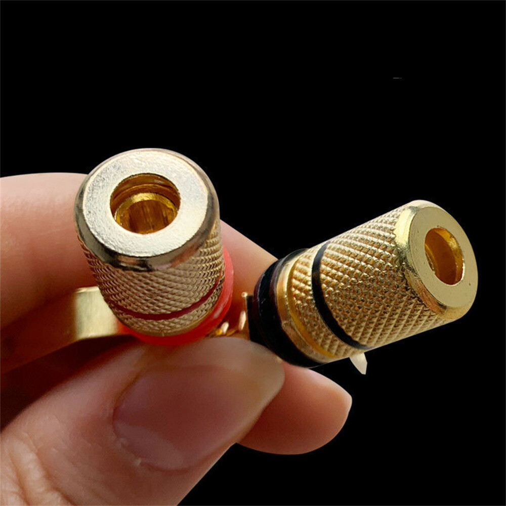20Pcs Amplifier Speaker Terminal Binding Post 4mm Banana Plug Socket Connector