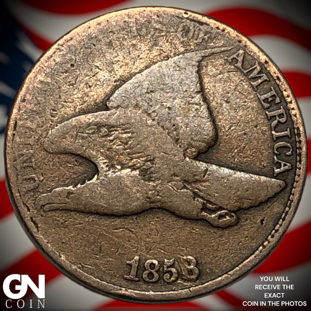 1858 Flying Eagle Cent  M0865