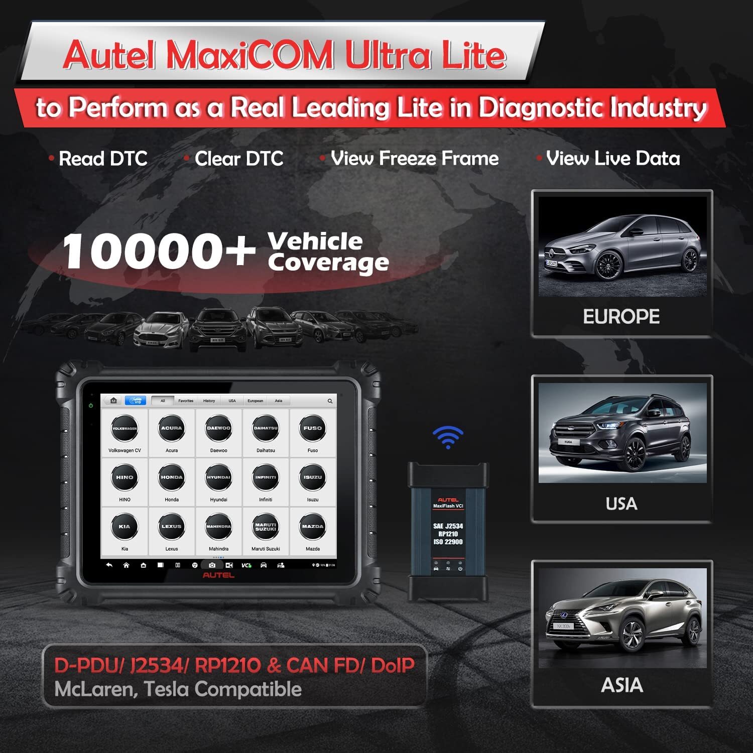 2023 Autel Ultra Lite as Ultra Intelligent Diagnostic Tool Scanner Programming