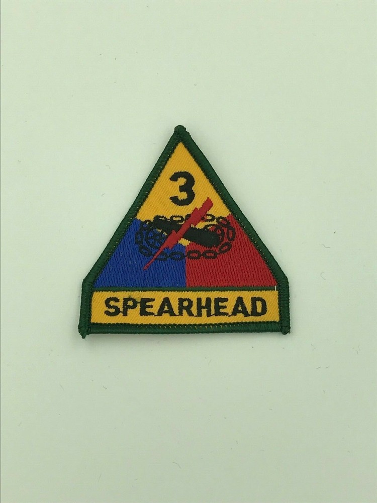 Spearhead Military Patch, #3 Spearhead military patch, Spearhead patch green
