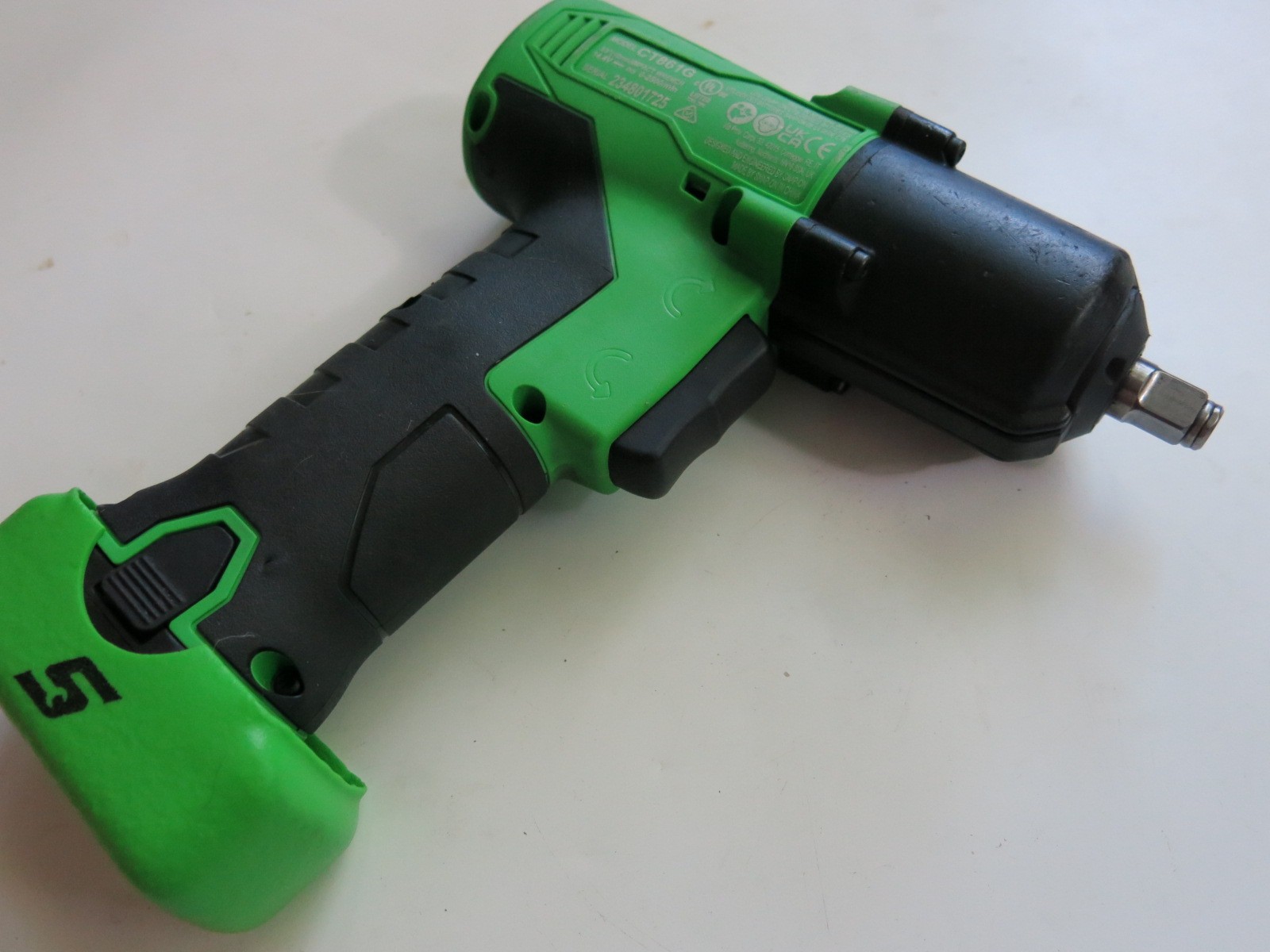 Snap-on Tools CT861 14.4v 3/8" Drill Cordless Impact Wrench Nice Rare Green