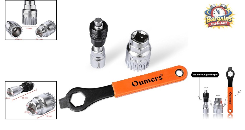 Lightweight Bike Crank Puller & Bottom Bracket Remover - Essential Cycling Tool
