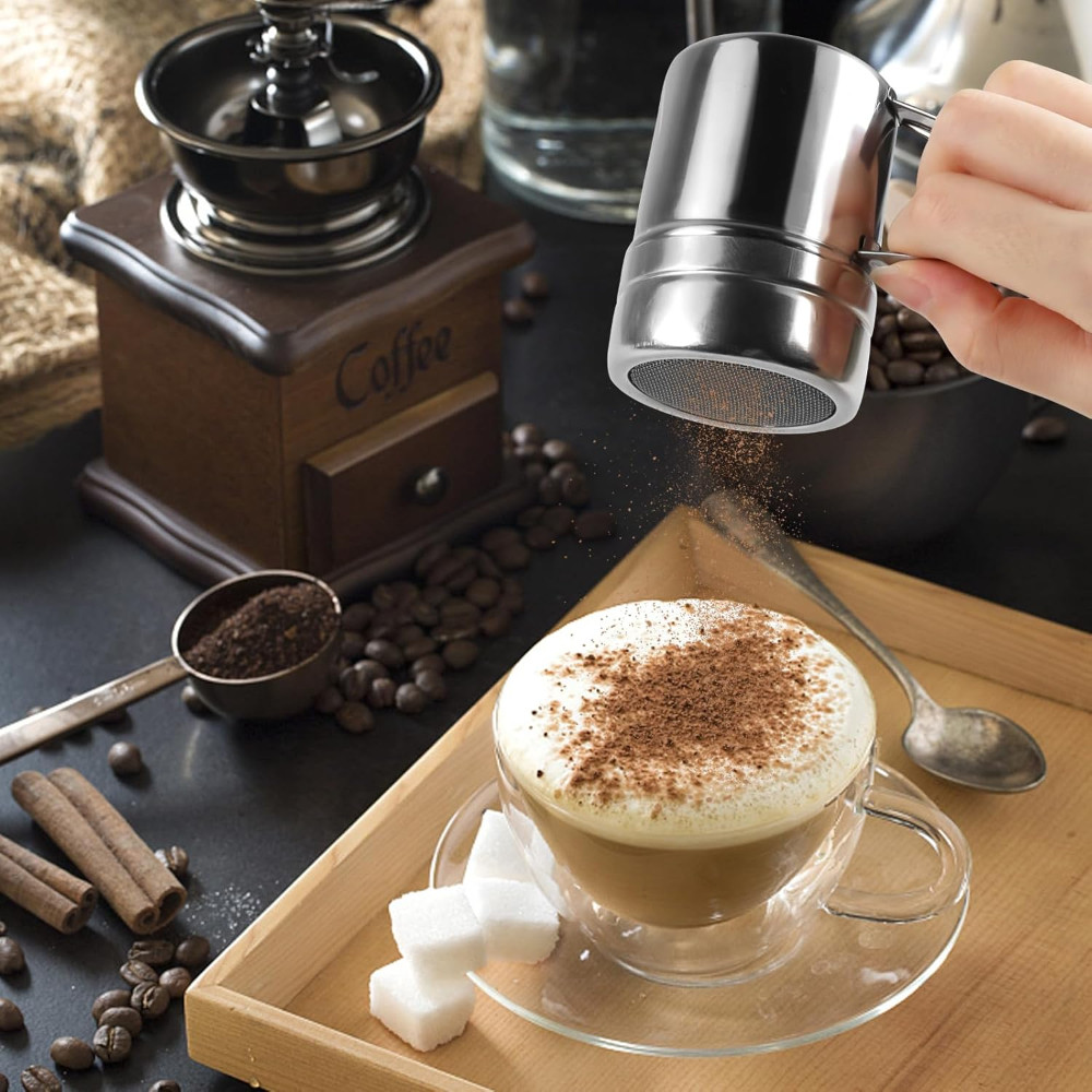 Cinnamon Shaker Powdered Sugar Shaker for Baking