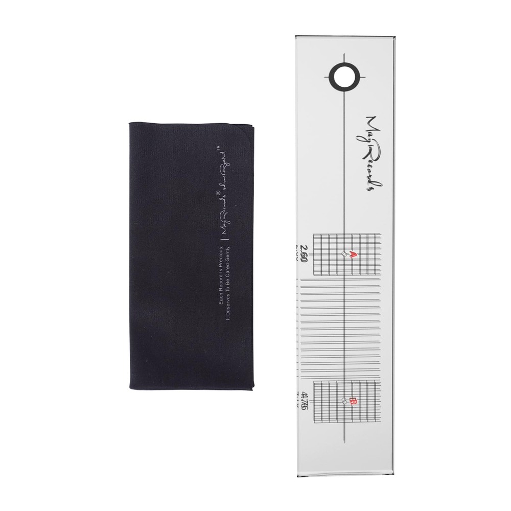Turntable Phonograph LP Phono Cartridge Stylus Alignment Protractor Adjustmen...