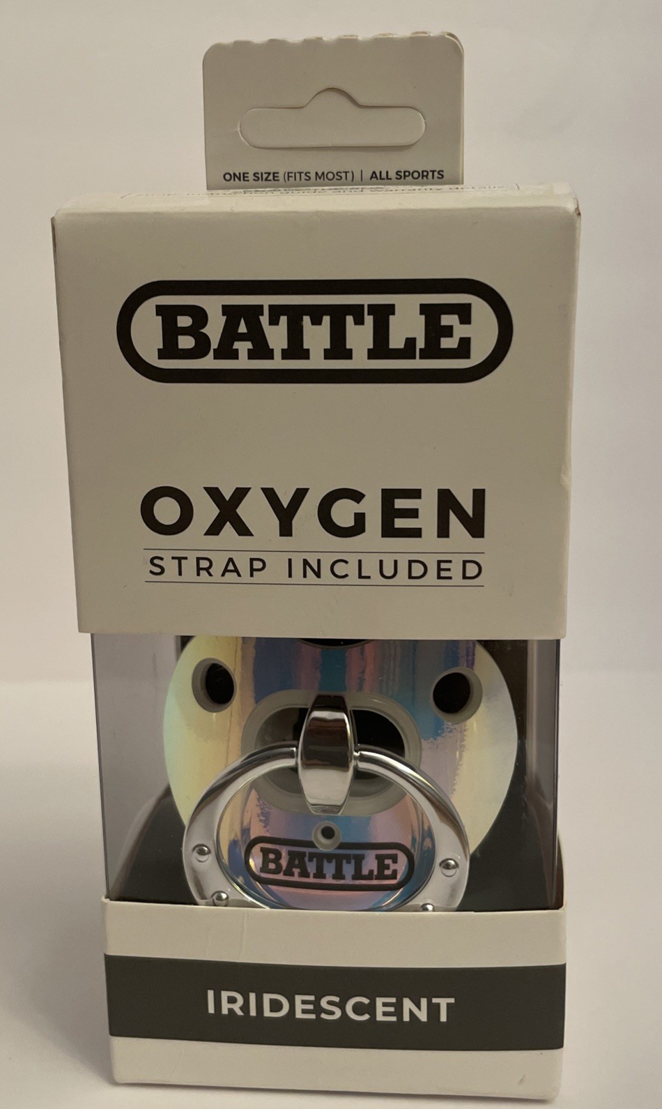 Battle Sports Binky Iridescent Oxygen Lip Protector Mouthguard