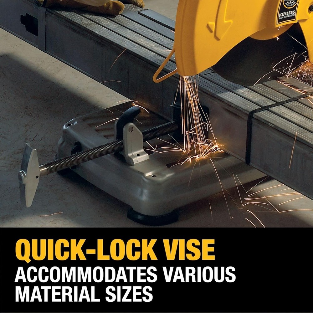 DeWalt D28715 14" Chop Saw w/ Quick-Change Keyless Blade Change System