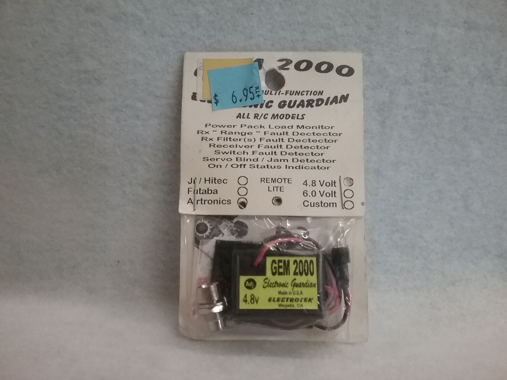 Futaba GEM 2000 Multi-Function Electronic Guardian  4.8 Volt Fault Detector With