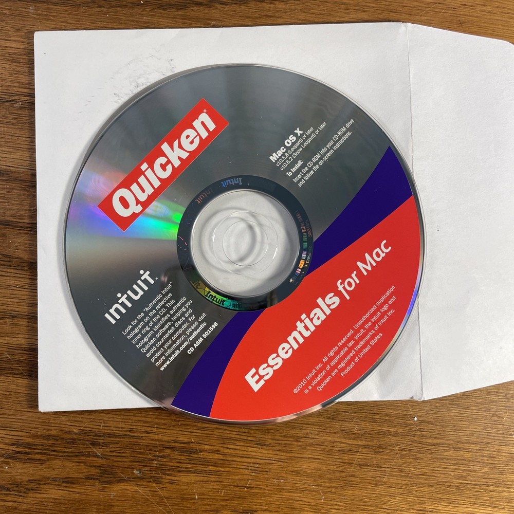 Quicken Essentials for Mac OS X Or Later