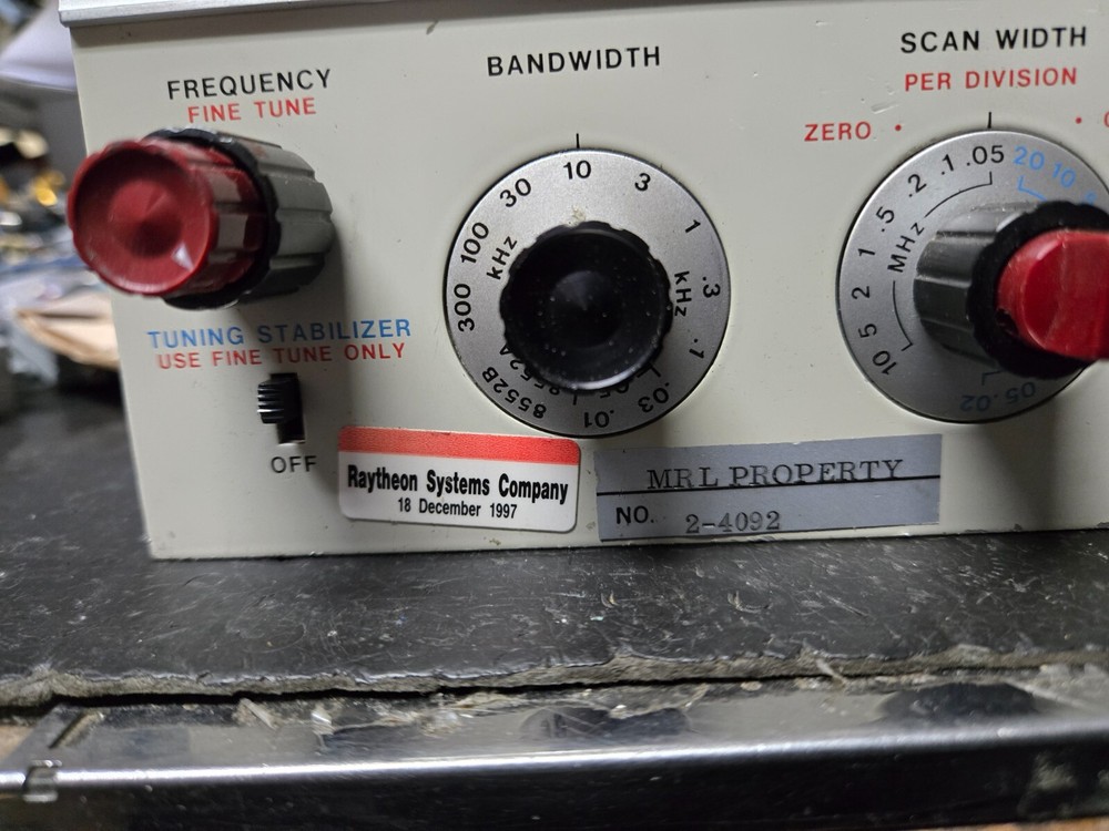 HP SPECTRUM ANALYZER RF SECTION 8553B front panel, knobs, misc boards & cables