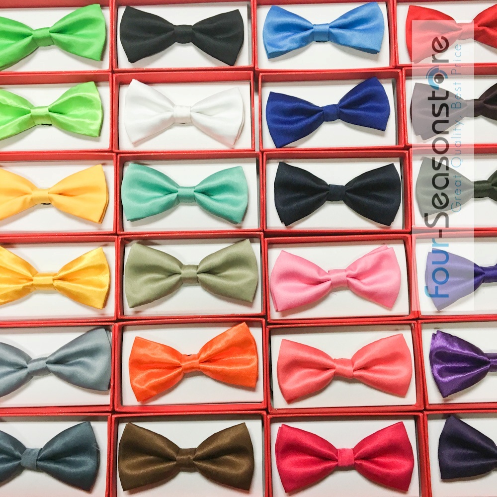 24 Plain Colors Style Children Toddler Baby Child under Age of 6 kid 1x bow tie