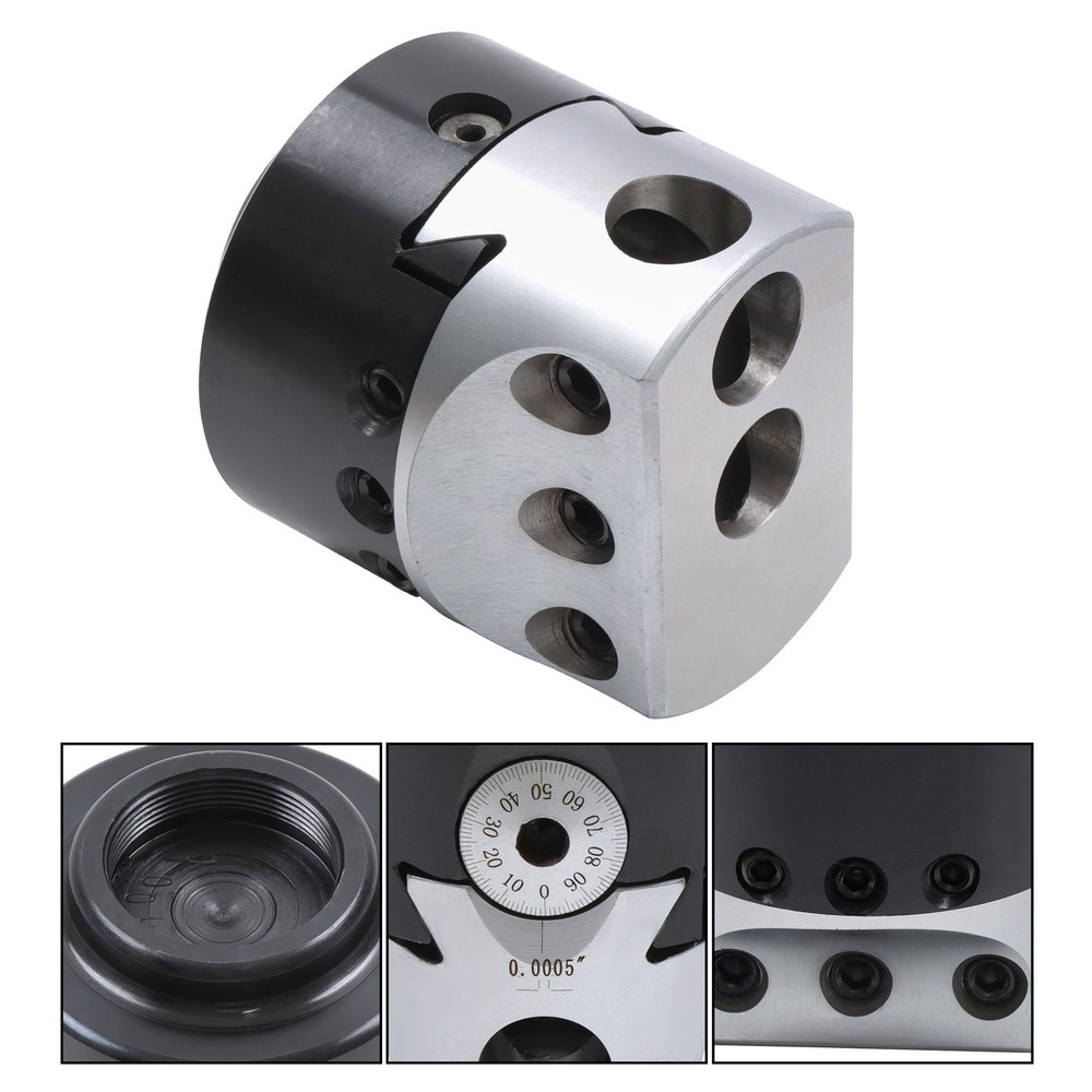 3" Precision Boring Head 0.001" Adjustment Radius with 1-1/2-18 Thread