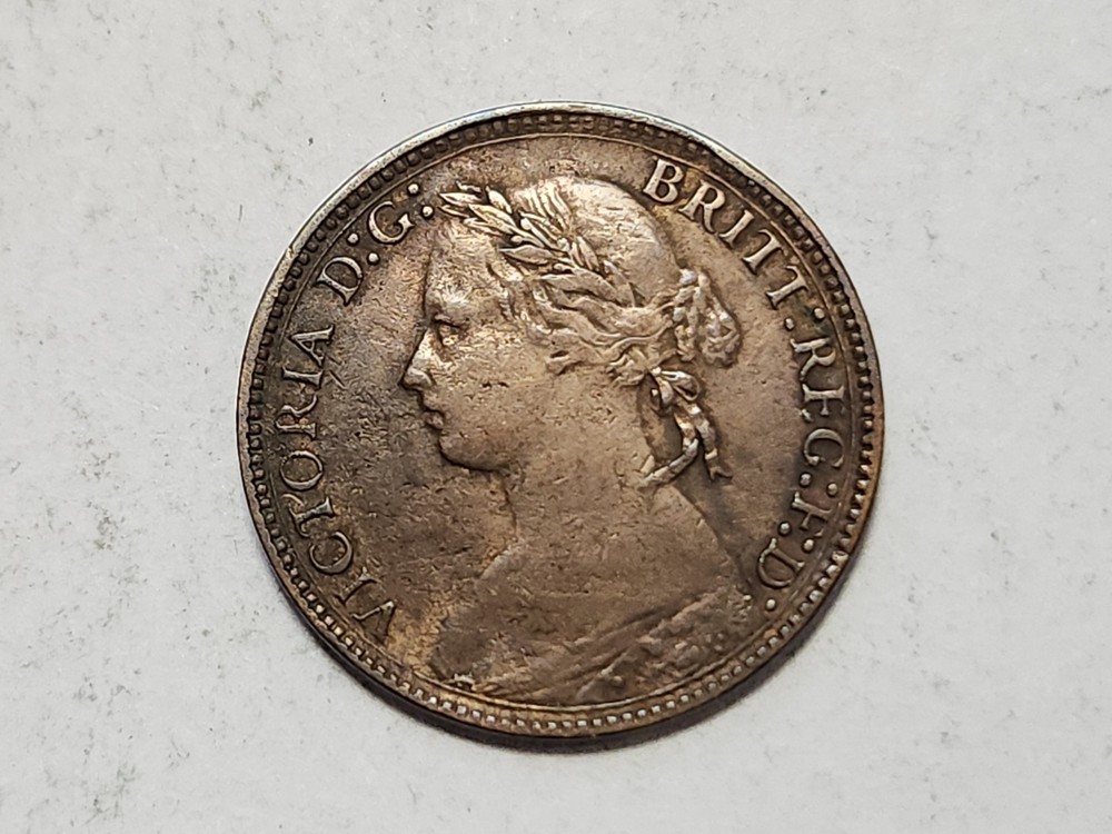1875 H Great Britain Farthing 0867