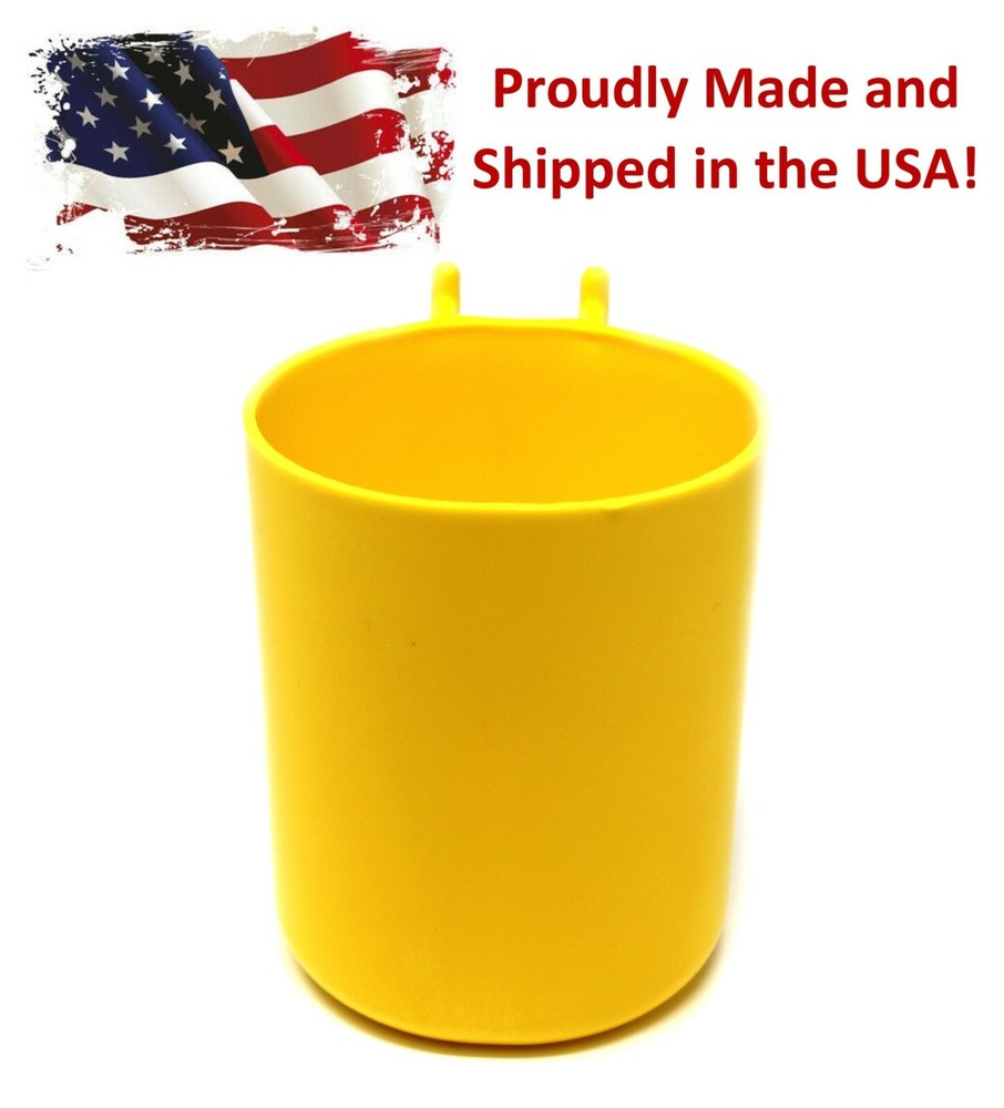 Yellow Hanging Plastic Pegboard Cup Hook Storage Organizer Accessorie Craft Art