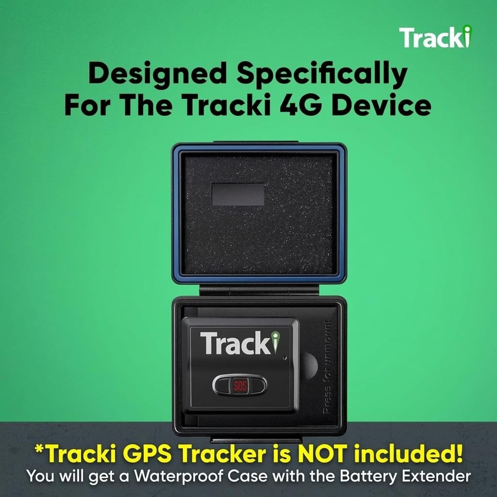 Tracki Waterproof Magnetic Mini Box and +Battery Extender