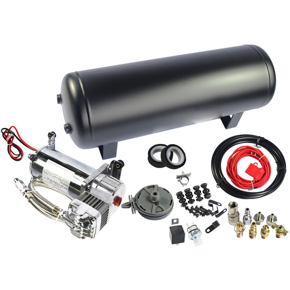 Medium Duty Onboard Air System Compressor 12V With 2.5 Gallon Tank