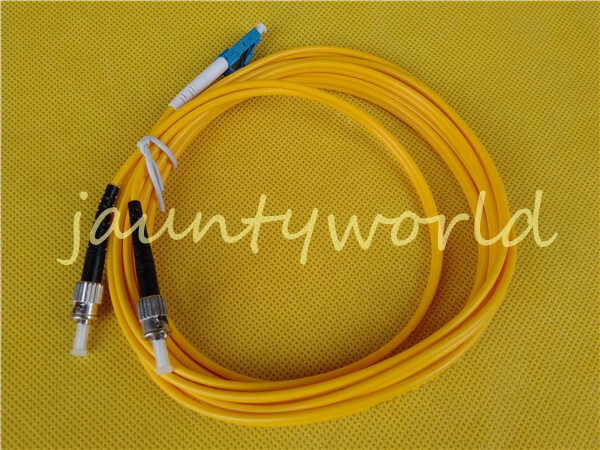 1PCS 3M LC-ST Duplex Singlemode Fiber Optic Patch Cable Cord Jumper