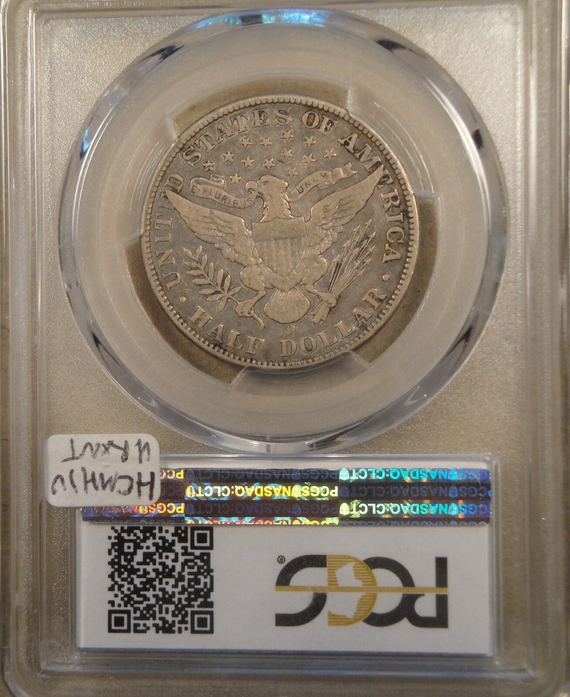 1908-O Barber Half Dollar 50c PCGS Certified VF20