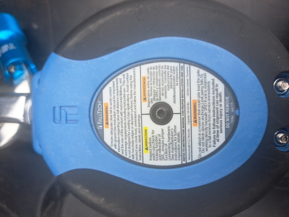 FallTech DuraTech 9' MAX Web Self-Retracting SRD Steel Snap Hook 82709SA1