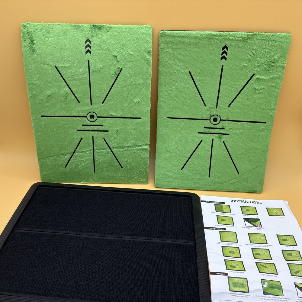 Golf Hitting Mat, Golf Training Mat for Swing Path Feedback Detection NEW open