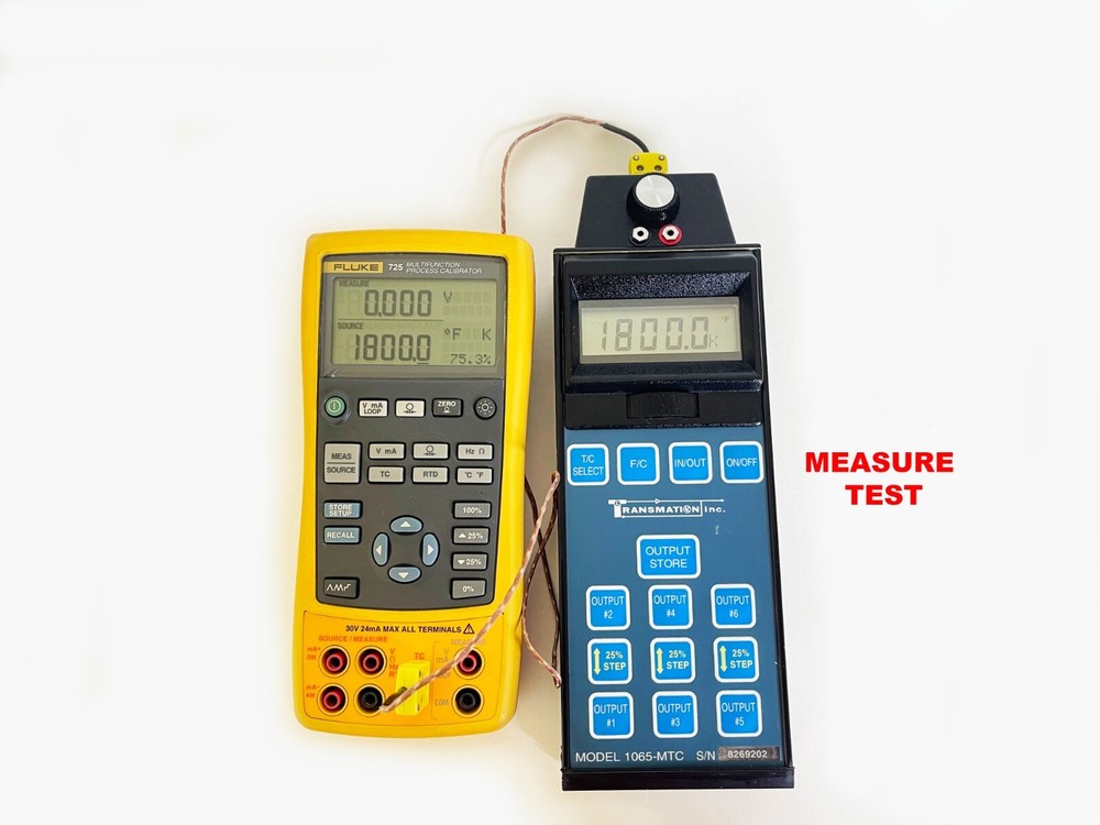 TRANSMATION 1065-MTC Precision Digital Temperature Calibrator & Thermometer