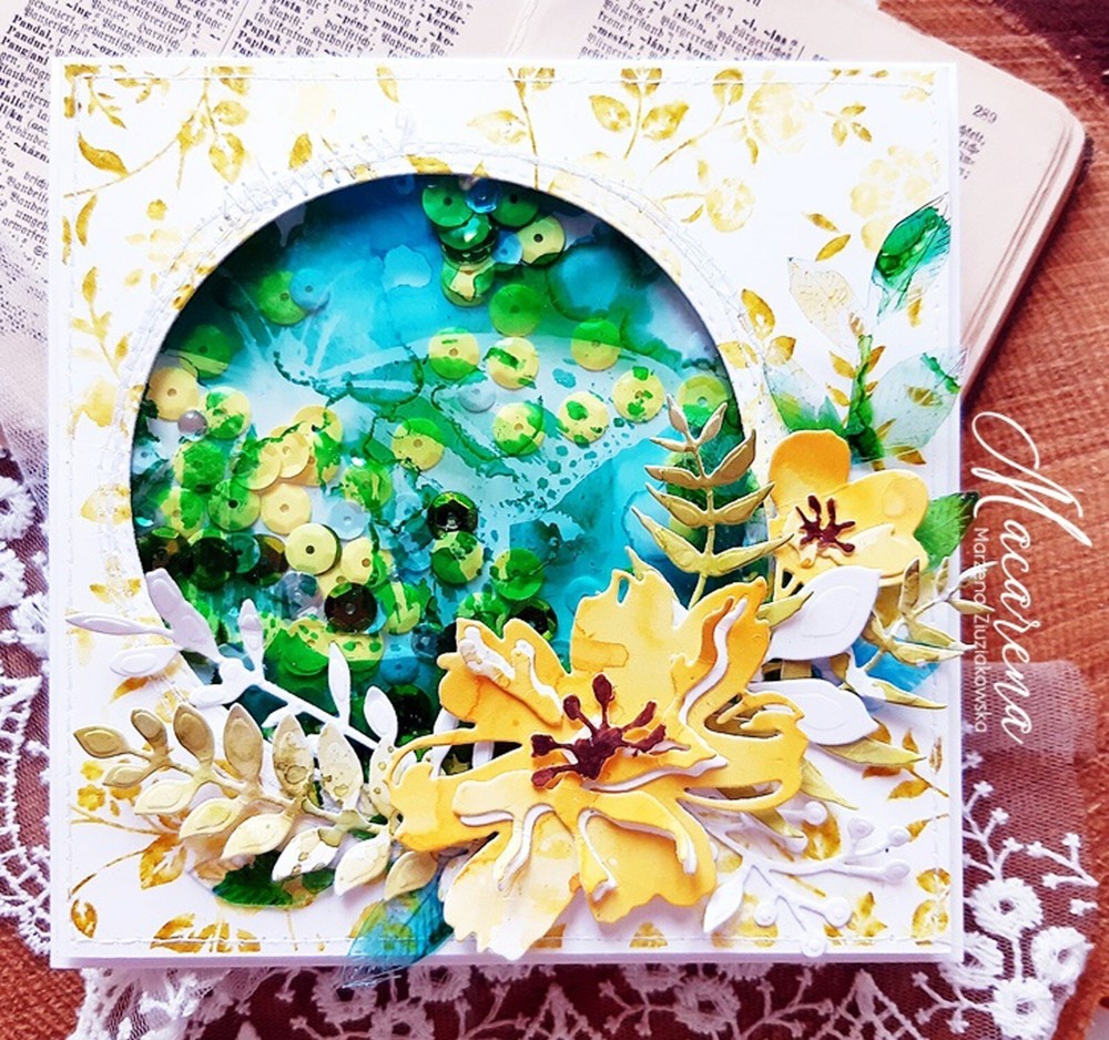 Sizzix Thinlits Brushstroke Flowers #2 8pc set #665210 Retail $19.99 Tim Holtz