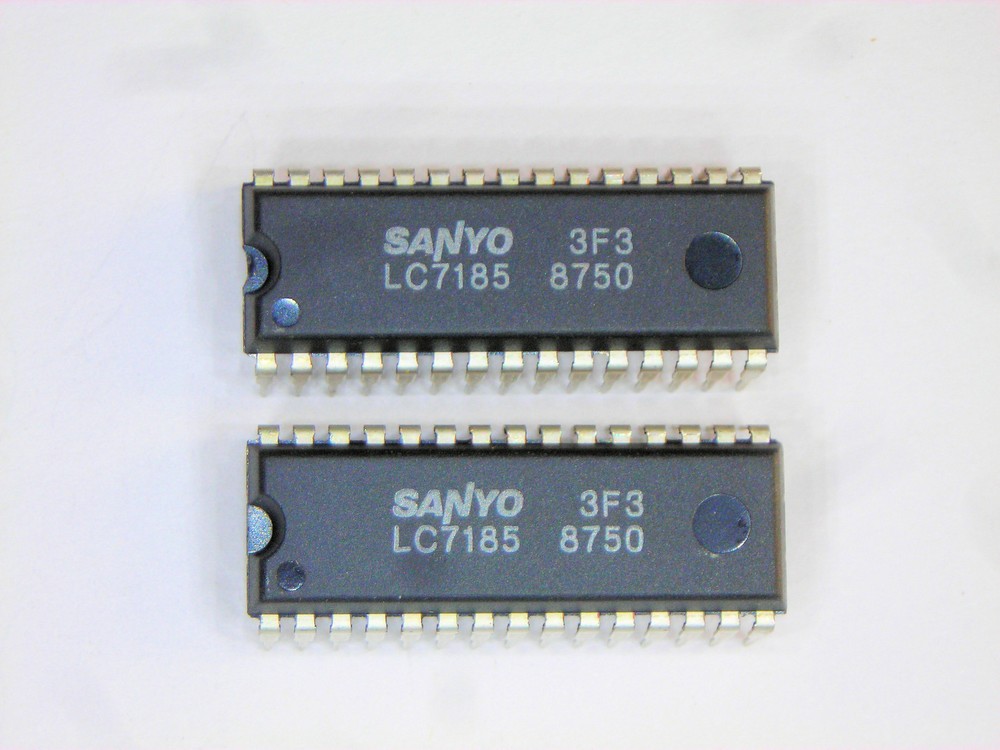 LC7185 "Original" Sanyo 30P DIP IC 2 pcs