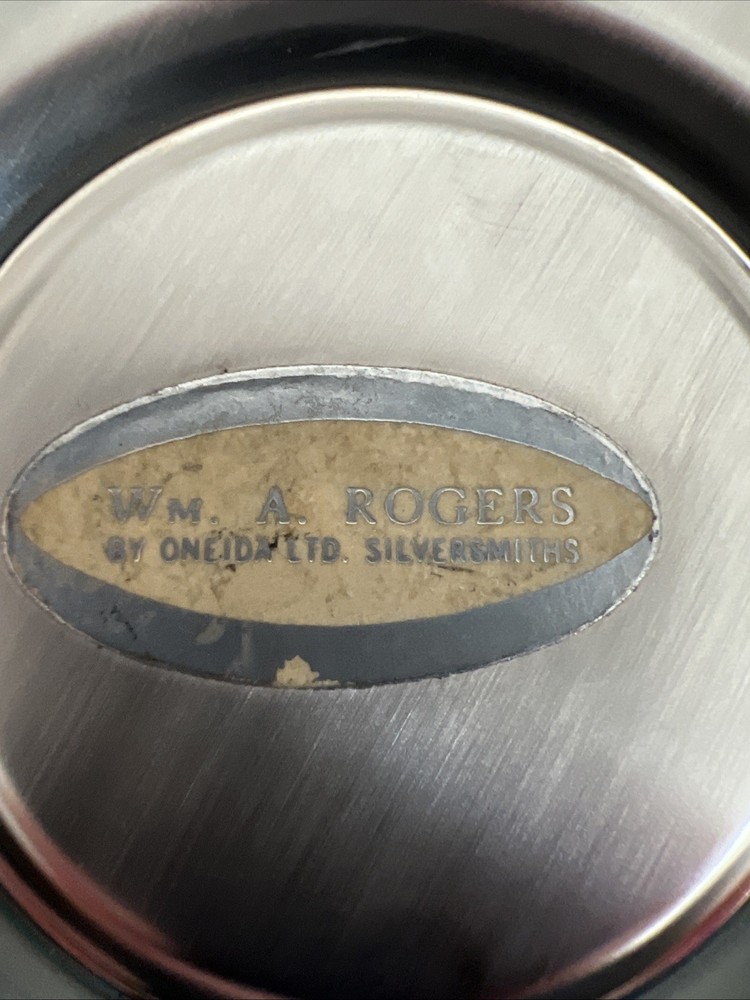 Wm Rogers Oneida Jam/Sugar Bowl Silver Plate