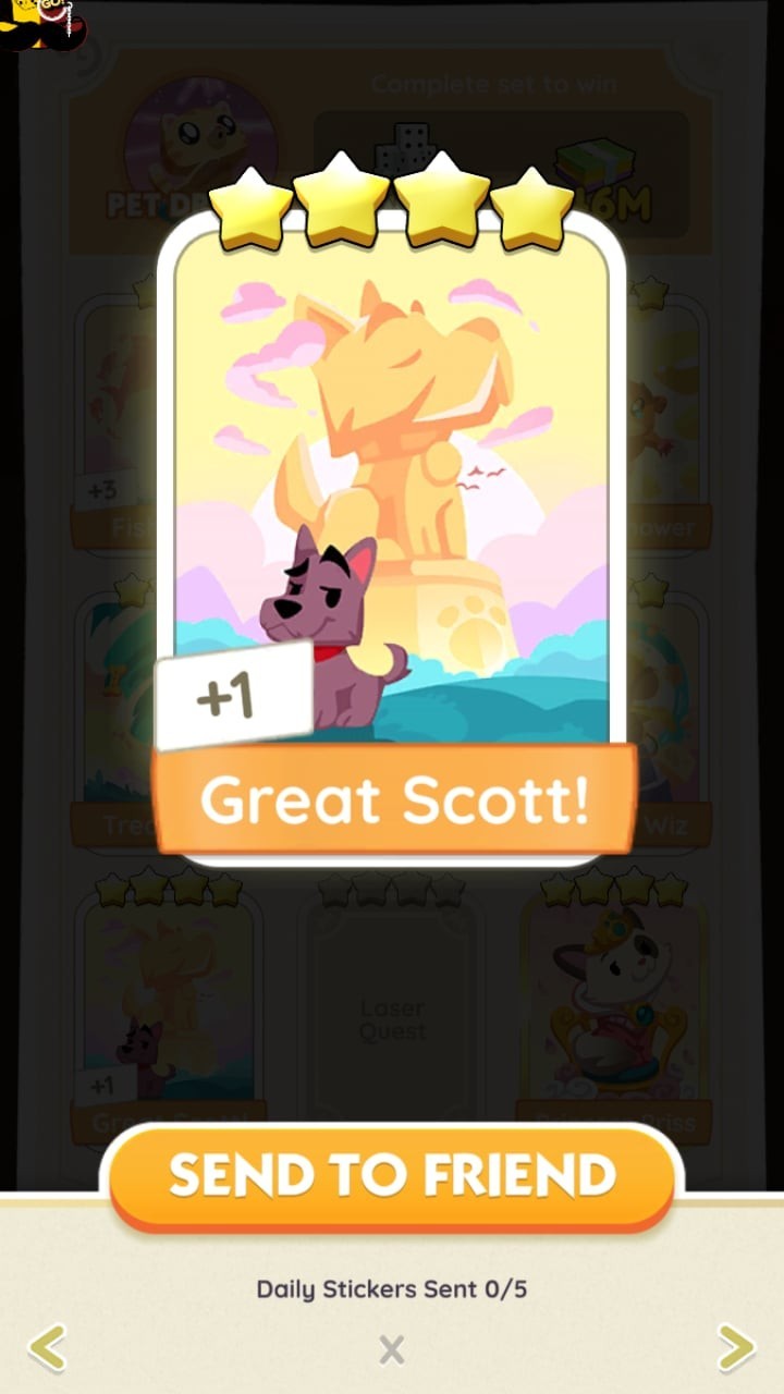 Great Scott - Stickers - 4⭐⭐⭐⭐ - ⚡️ Posh Pets Album ⚡️