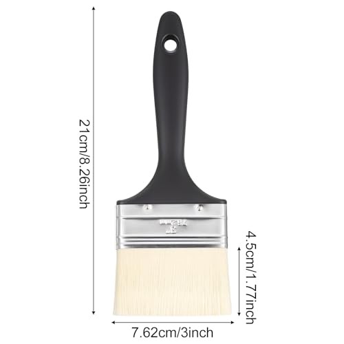 20 Pack Paint Brush, Flat Paint Brushes Bulk, Professional Paintbrushes Set