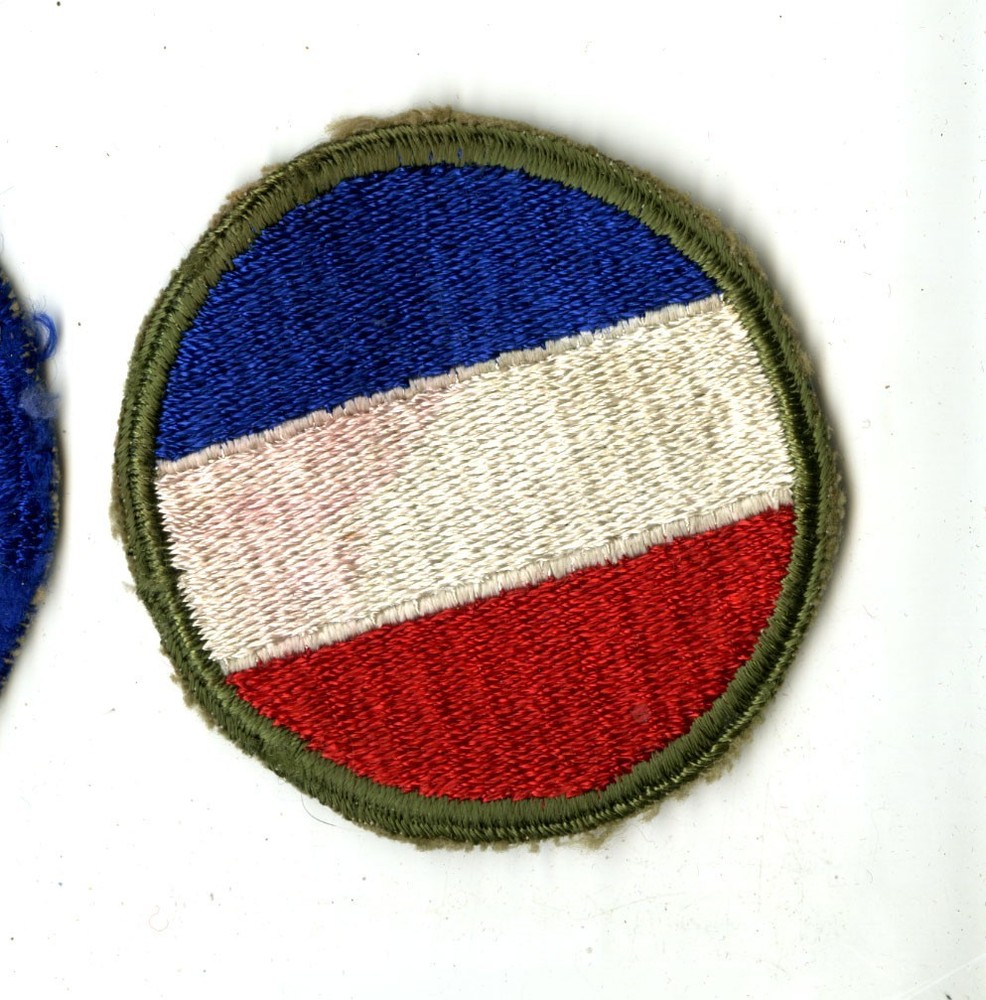 Army Ground Forces White Back Patch WWII Vintage