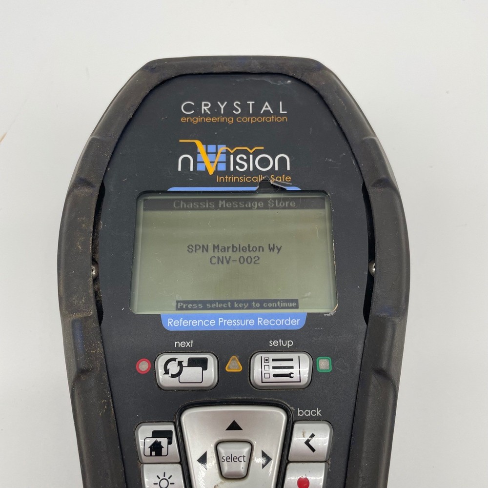 Crystal Engineering nVision Reference Pressure Recorder 3000 PSI Datalogger