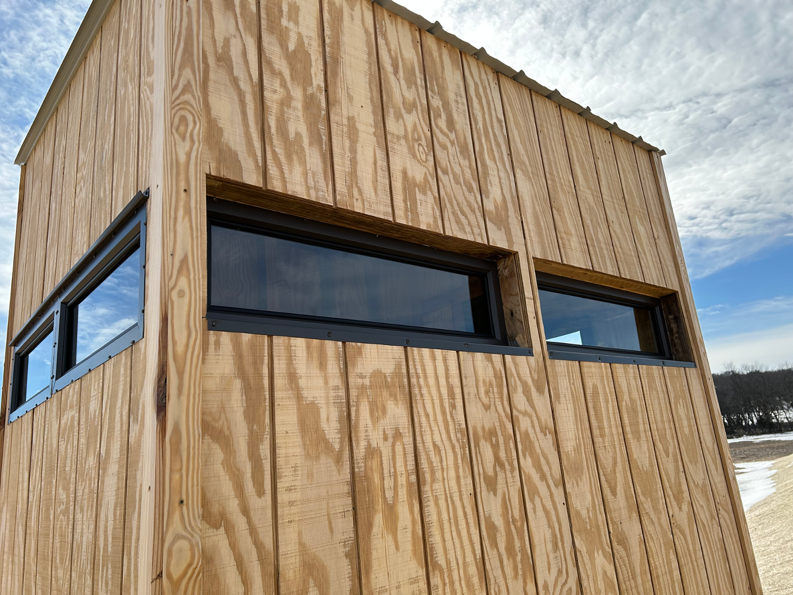 Zero 4 Outdoors 42" Hunting Blind Window; Premium Aluminum, Tempered Glass